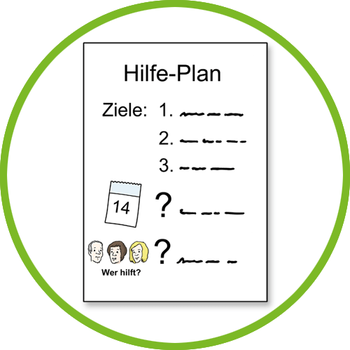 Hilfe-Plan